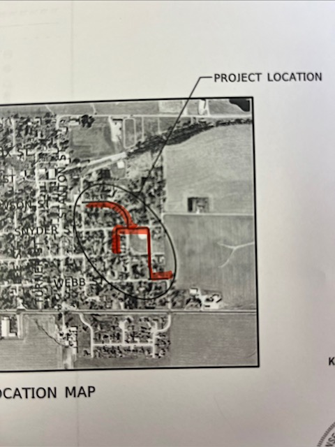 map showing phase 1 location